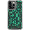 Black & Green iPhone 14 Pro Clear Case